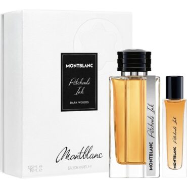 Set Apa de Parfum Mont Blanc Collection Patchouli Ink 125 ml + 15 ml, Barbati