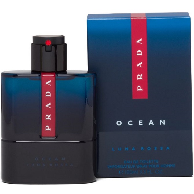 Apa de Toaleta Prada Luna Rossa Ocean, Barbati, 100ml - imagine 2