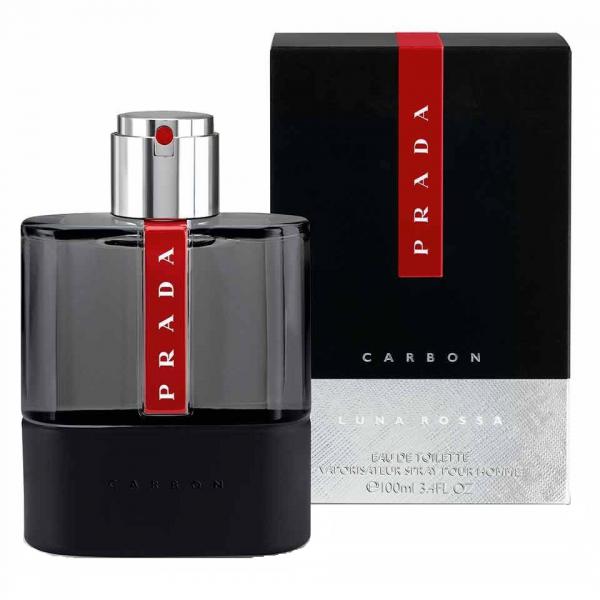 Apa De Toaleta Prada Luna Rossa Carbon , Barbati, 100ml - imagine 2