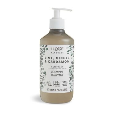 I Love Naturals Săpun Lichid Mâini Lime, Ginger & Cardamom