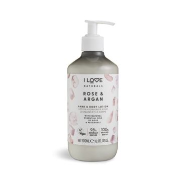 I Love Naturals Loțiune Mâini & Corp Rose & Argan