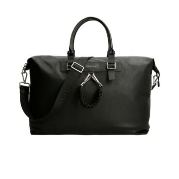 Geanta Guess, Raffie, Synthetic Leather, TEXTIL, Black, P1338, For Women