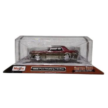 Masinuta  Maisto, Custom Shop Diecast, 1965 Mustang Hardtop, Toy Car, Cherry, 3+ years