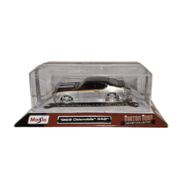 Masinuta  Maisto, Custom Shop Diecast, 1969 Oldsmobile 442, Toy Car, Silver, 3+ years