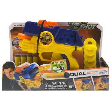 Gadget Zuru, X-Shot Excel Dual, Toy Gun, PENTRU BAIETI, 8+ years