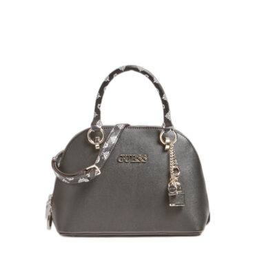 Geanta Guess, South Bay, TEXTIL, Satchel, Black