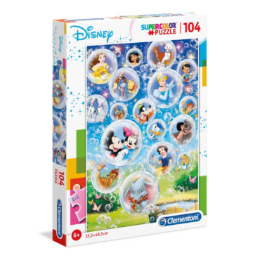Joc creativ-educativ Clementoni, SuperColor, Disney Classic, Puzzle, Unisex, 6+ years, 104 pcs