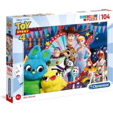 Joc creativ-educativ Clementoni, SuperColor, Toy Story 4, Puzzle, Unisex, 6+ years, 104 pcs