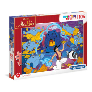 Joc creativ-educativ Clementoni, SuperColor, Aladyn, Puzzle, Unisex, 6+ years, 104 pcs
