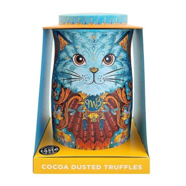 Cutie metalica cu trufe din cocos Monty Bojangles Persian Blue Cat Coconut Crush 135g