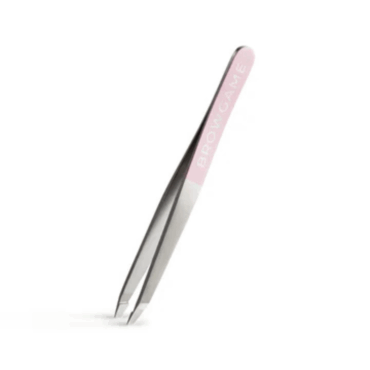Browgame Cosmetics Original Tweezer Slanted – Pink