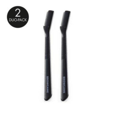 Browgame Cosmetics Eyebrow Shaping Knife Duo Pack